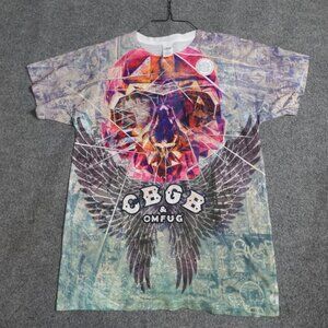 CBGB T-shirt M White Official Skull 2015 NEW
